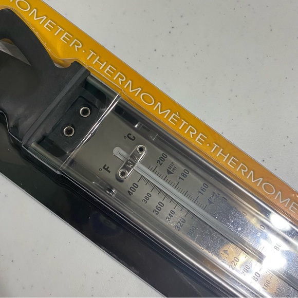 Candy Jam Deep Fry Thermometer Stainless Steel with Hanging Hook and Pot Clip - Picture 7 of 10